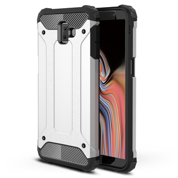 Microsonic Samsung Galaxy J6 Plus Kılıf Rugged Armor Gümüş Microsonic Samsung Galaxy J6 Plus Kılıf Rugged Armor Gümüş