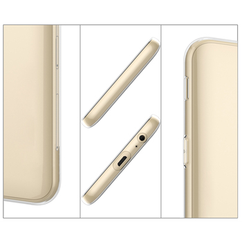 Microsonic Samsung Galaxy J6 Plus Kılıf Transparent Soft Beyaz