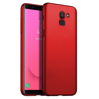 Microsonic Samsung Galaxy J6 Kılıf Premium Slim Kırmızı Microsonic Samsung Galaxy J6 Kılıf Premium Slim Kırmızı
