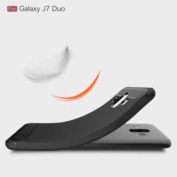 Microsonic Samsung Galaxy J7 Duo Kılıf Room Silikon Siyah