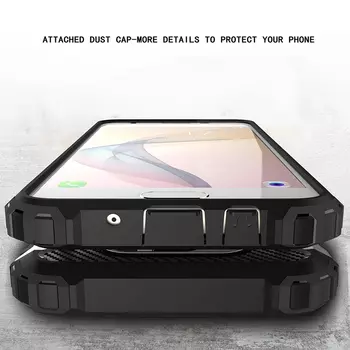 Microsonic Samsung Galaxy J7 Prime 2 Kılıf Rugged Armor Siyah