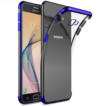 Microsonic Samsung Galaxy J7 Prime 2 Kılıf Skyfall Transparent Clear Mavi
