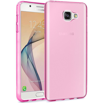 Microsonic Samsung Galaxy J7 Prime 2 Kılıf Transparent Soft Pembe