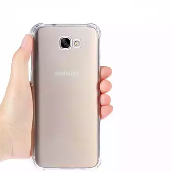 Microsonic Samsung Galaxy J7 Prime Kılıf Anti Shock Silikon Şeffaf