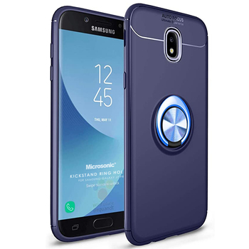 Microsonic Samsung Galaxy J7 Pro Kılıf Kickstand Ring Holder Lacivert Microsonic Samsung Galaxy J7 Pro Kılıf Kickstand Ring Holder Lacivert