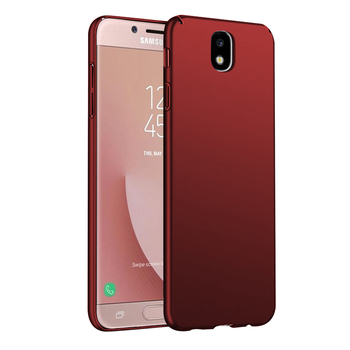 Microsonic Samsung Galaxy J7 Pro Kılıf Premium Slim Kırmızı