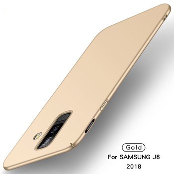 Microsonic Samsung Galaxy J8 Kılıf Premium Slim Lacivert