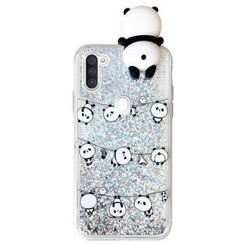 Microsonic Samsung Galaxy M11 Kılıf Cute Cartoon Panda