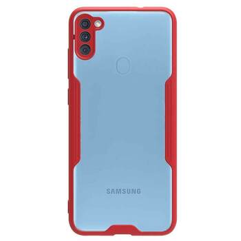 Microsonic Samsung Galaxy M11 Kılıf Paradise Glow Kırmızı