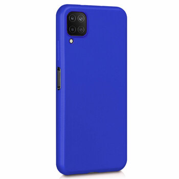 Microsonic Samsung Galaxy M12 Kılıf Matte Silicone Mavi