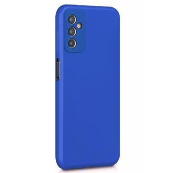 Microsonic Samsung Galaxy M13 Kılıf Matte Silicone Mavi
