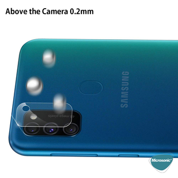 Microsonic Samsung Galaxy M21 Kamera Lens Koruyucu