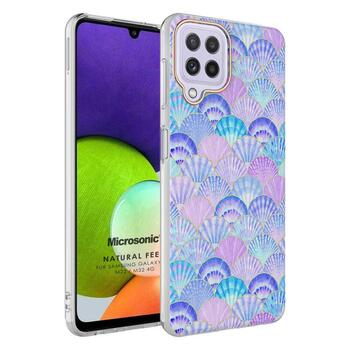 Microsonic Samsung Galaxy M22 Natural Feel Desenli Kılıf Oyster Microsonic Samsung Galaxy M22 Natural Feel Desenli Kılıf Oyster
