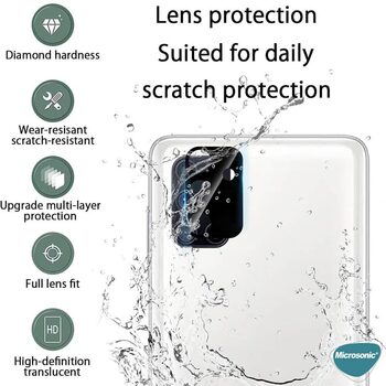 Microsonic Samsung Galaxy M23 Kamera Lens Koruma Camı V2 Siyah
