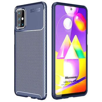 Microsonic Samsung Galaxy M31s Kılıf Legion Series Lacivert Microsonic Samsung Galaxy M31s Kılıf Legion Series Lacivert