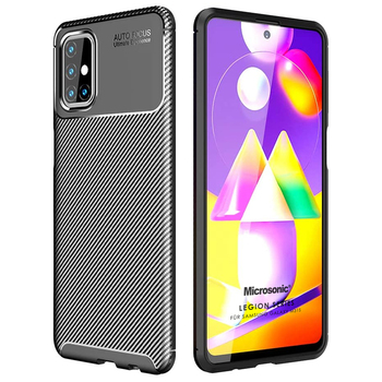 Microsonic Samsung Galaxy M31s Kılıf Legion Series Siyah Microsonic Samsung Galaxy M31s Kılıf Legion Series Siyah