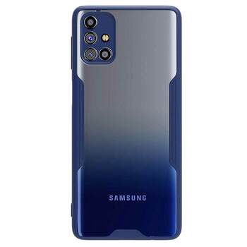 Microsonic Samsung Galaxy M31S Kılıf Paradise Glow Lacivert