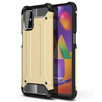 Microsonic Samsung Galaxy M31s Kılıf Rugged Armor Gold Microsonic Samsung Galaxy M31s Kılıf Rugged Armor Gold