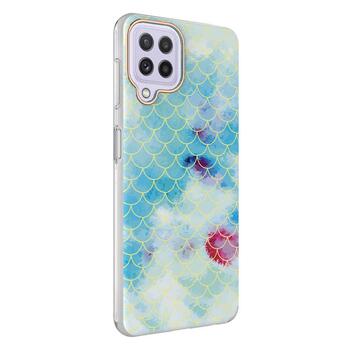 Microsonic Samsung Galaxy M32 4G Natural Feel Desenli Kılıf Fish Scale