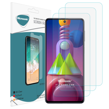 Microsonic Samsung Galaxy M51 Nano Ekran Koruyucu (3'lü Paket)