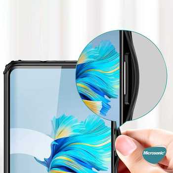 Microsonic Samsung Galaxy M51 Kılıf Frosted Frame Lacivert