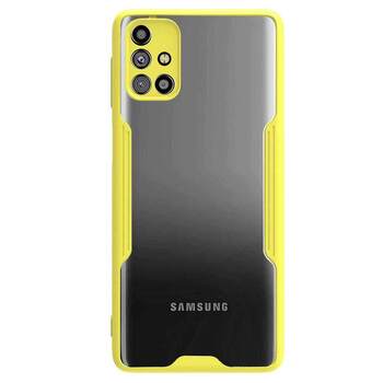 Microsonic Samsung Galaxy M51 Kılıf Paradise Glow Sarı