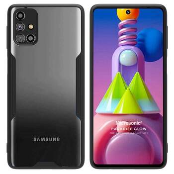 Microsonic Samsung Galaxy M51 Kılıf Paradise Glow Siyah