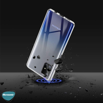 Microsonic Samsung Galaxy M51 Kılıf Transparent Soft Şeffaf