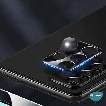 Microsonic Samsung Galaxy M52 Kamera Lens Koruma Camı V2 Siyah