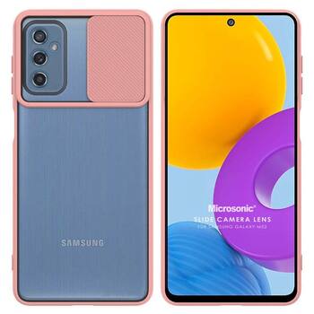 Microsonic Samsung Galaxy M52 Kılıf Slide Camera Lens Protection Pembe Microsonic Samsung Galaxy M52 Kılıf Slide Camera Lens Protection Pembe