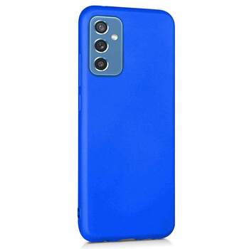 Microsonic Samsung Galaxy M52 Kılıf Matte Silicone Mavi