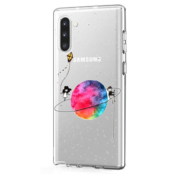 Microsonic Samsung Galaxy Note 10 Desenli Kılıf Gezegen
