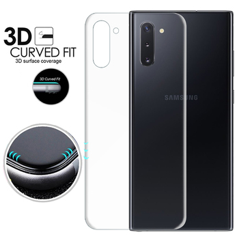 Microsonic Samsung Galaxy Note 10 Kavisli Ekran Koruyucu Film Seti - Ön ve Arka