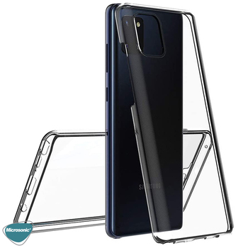 Microsonic Samsung Galaxy Note 10 Lite Kılıf Komple Gövde Koruyucu Silikon Şeffaf