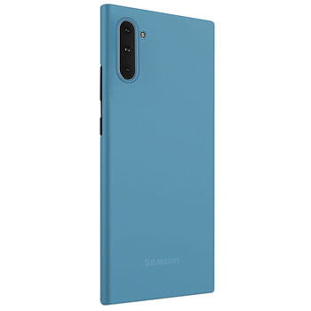 Microsonic Samsung Galaxy Note 10 Kılıf Peipe Matte Silicone Mavi