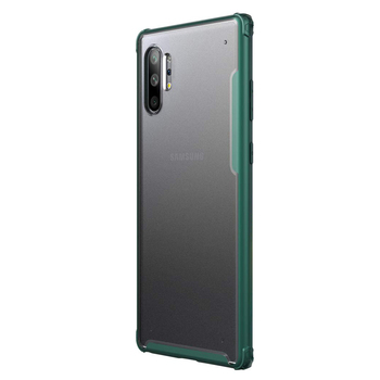 Microsonic Samsung Galaxy Note 10 Plus Kılıf Frosted Frame Yeşil