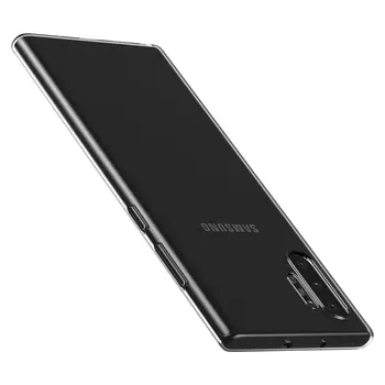 Microsonic Samsung Galaxy Note 10 Plus Kılıf Transparent Soft Beyaz