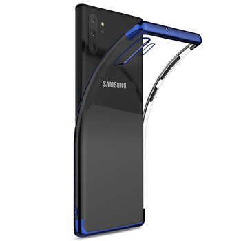 Microsonic Samsung Galaxy Note 10 Plus Kılıf Skyfall Transparent Clear Mavi