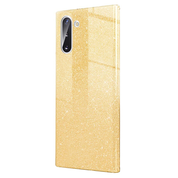 Microsonic Samsung Galaxy Note 10 Kılıf Sparkle Shiny Gold
