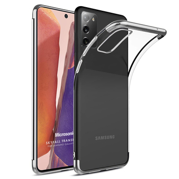 Microsonic Samsung Galaxy Note 20 Kılıf Skyfall Transparent Clear Gümüş Microsonic Samsung Galaxy Note 20 Kılıf Skyfall Transparent Clear Gümüş