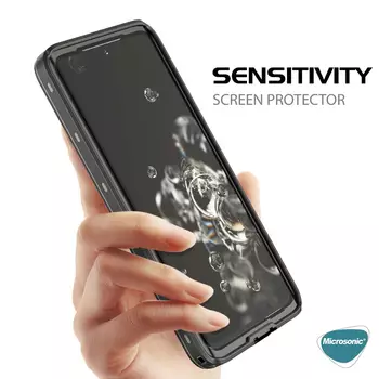 Microsonic Samsung Galaxy Note 20 Kılıf Waterproof 360 Full Body Protective Siyah