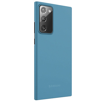 Microsonic Samsung Galaxy Note 20 Kılıf Peipe Matte Silicone Mavi