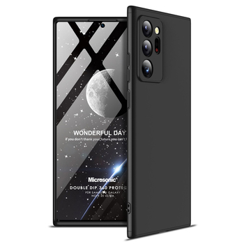 Microsonic Samsung Galaxy Note 20 Ultra Kılıf Double Dip 360 Protective AYS Siyah Microsonic Samsung Galaxy Note 20 Ultra Kılıf Double Dip 360 Protective AYS Siyah