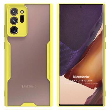 Microsonic Samsung Galaxy Note 20 Ultra Kılıf Paradise Glow Sarı