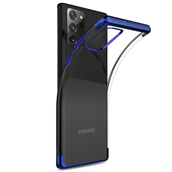 Microsonic Samsung Galaxy Note 20 Ultra Kılıf Skyfall Transparent Clear Mavi