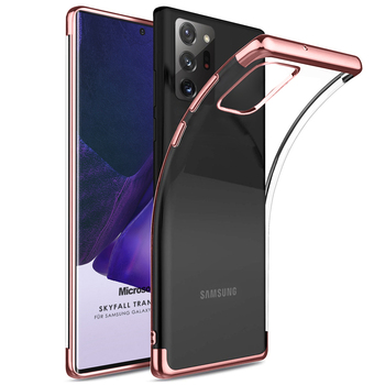 Microsonic Samsung Galaxy Note 20 Ultra Kılıf Skyfall Transparent Clear Rose Gold Microsonic Samsung Galaxy Note 20 Ultra Kılıf Skyfall Transparent Clear Rose Gold