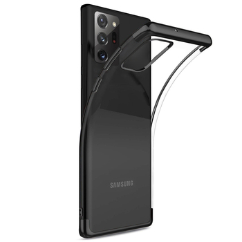 Microsonic Samsung Galaxy Note 20 Ultra Kılıf Skyfall Transparent Clear Siyah