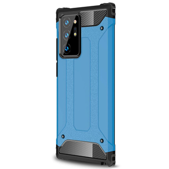 Microsonic Samsung Galaxy Note 20 Ultra Kılıf Rugged Armor Mavi