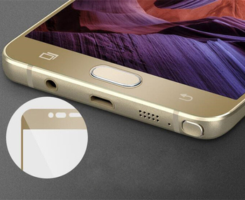 Microsonic Samsung Galaxy Note 5 Kavisli Temperli Cam Ekran Koruyucu Film Siyah