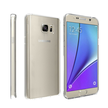 Microsonic Samsung Galaxy Note 5 Kılıf Komple Gövde Koruyucu Silikon Şeffaf